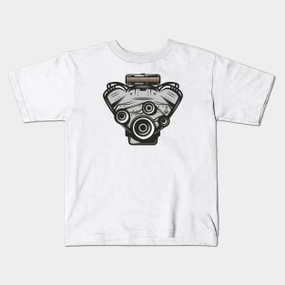 Vintage Engine Kids T-Shirt